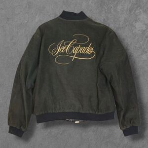 Vintage 90s Ice Capades Embroidered Jacket With Lapel Pin USA Made Large RARE